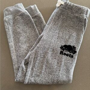 Roots Kids Heather Gray Fleece Joggers